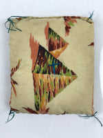 African Decorative Souvenir Ostrich Eggshell Only Vtg Blank Surface Pillow ST12