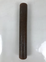 Antique C1900 Japanese Handmade Wood Masu Ittomasu Rice Bucket Dark Brown BK47