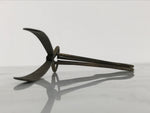 Antique Japanese Brass Throat Speculum Tool Manual ENT Medical Equipment JK920