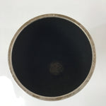 Antique Japanese Cloisonné Enamel Flower Vase Kabin Shippo Yusen Green FK95