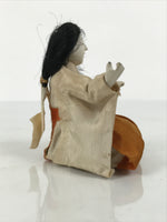 Antique Japanese Hina Doll Ningyo Court Lady Girls Day Ohinasama Silk Wood ID673