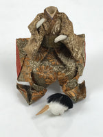 Antique Japanese Hina Doll Ningyo Court Musician Drum Girls Day Silk Wood ID665