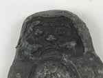 Antique Japanese Iron Daruma Paperweight Bunchin Decorative Amulet JK583