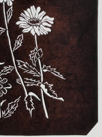 Antique Japanese Katagami Paper Kimono Stencil Katazome Daisies Hinagiku A798