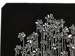 Antique Japanese Katagami Paper Kimono Stencil Katazome Flowers Design A805