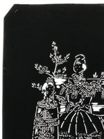 Antique Japanese Katagami Paper Kimono Stencil Katazome Hina Tachibina A807