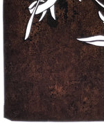 Antique Japanese Katagami Paper Kimono Stencil Katazome Lily Flowers Yuri A808