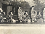 Antique Japanese Postcard Nagoya Health Exhibition C1920 Nihon Buyo Dance PC132