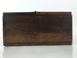 Antique Japanese Wooden Cash Box Chest Zenibako Kinko Safe Lockbox 1 Drawer X148