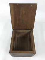 Antique Japanese Wooden Cash Box Chest Zenibako Kinko Safe Lockbox 1 Drawer X148