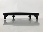Antique Japanese Wooden Lacquered Low Table Red Black Serving Tray Ozen L497