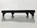Antique Japanese Wooden Lacquered Low Table Red Black Serving Tray Ozen L497
