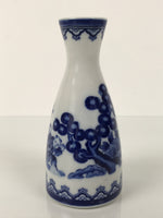 Chinese Porcelain Sake Bottle Tokkuri Vtg Karako Tang Children Blue White TS838