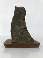 Japanese Amethyst Crystal Geode Viewing Stone Zen Buddhist Suiseki Statue JK850