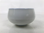 Japanese Arita Porcelain Teacup Vtg Berry Leaves Pink Blue Sencha Yunomi TC578
