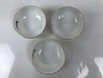 Japanese Arita Ware Porcelain Small Bowls 6pc Set Vtg Kozuke Blue Flower PX792