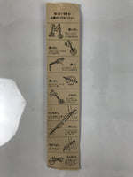 Japanese Bamboo Chopstick Pair Vtg Unused Good Fortune Amulet Longevity JK910