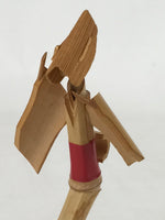 Japanese Bamboo Figurine Awa Odori Vtg Awaji Island Folk Decoration KF674