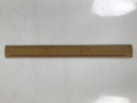Japanese Bamboo Ruler Vtg Tool Stationery Woodworking Carpentry 30cm Brown T322