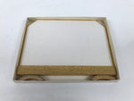 Japanese Bamboo Shikishi Art Board w/Display Stand Vtg Artwork Frame Blank JK924