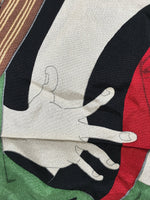 Japanese Bento Box Wrapping Cloth Furoshiki Rayon Fabric Kabuki Gray FU178