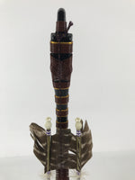 Japanese Bow Arrow Hamayumi Display Stand Vtg Boys Day New Year Wood ID654