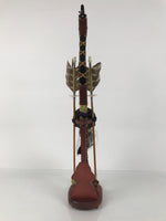 Japanese Bow Arrow Hamayumi Display Stand Vtg Boys Day New Year Wood ID654
