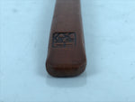 Japanese Brushed Lacquer Wood Parfait Spoon Vtg Long Handle Flatware Brown JK733