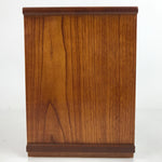 Japanese Brushed Lacquer Wood Tansu Storage Chest Vtg Haribako 3 Drawers T389