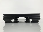 Japanese Brushed Lacquer Wooden Flower Vase Stand Vtg Kadai Ikebana Bonsai WT579