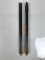 Japanese Buddhist Altar Decorative Lacquer Pillars 2pc Butsudan Parts Gold BP17