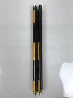 Japanese Buddhist Altar Decorative Lacquer Pillars 2pc Butsudan Parts Gold BP17