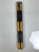 Japanese Buddhist Altar Decorative Lacquer Pillars 2pc Butsudan Parts Gold BP18