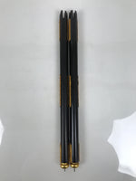 Japanese Buddhist Altar Decorative Lacquer Pillars 2pc Butsudan Parts Gold BP19