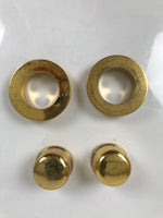 Japanese Buddhist Altar Fitting Brass Hanging Lantern Vtg Rinto Butsudan BA839