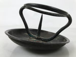 Japanese Buddhist Altar Fitting Bronze Candle Stand Part Metal Shokudai BA595