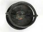 Japanese Buddhist Altar Fitting Bronze Candle Stand Part Metal Shokudai BA595