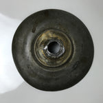 Japanese Buddhist Altar Fitting Bronze Large Candle Stand Metal Shokudai BA597