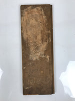 Japanese Buddhist Altar Lacquer Wood Panel Butsudan Spare Part Gold Black BP14