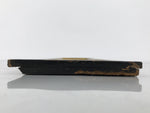 Japanese Buddhist Altar Lacquer Wood Panel Butsudan Spare Part Gold Black BP14