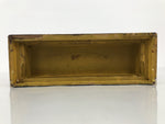 Japanese Buddhist Altar Lacquered Wood Offering Table Vtg Maejoku Red Gold BA858