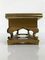 Japanese Buddhist Altar Lacquered Wood Offering Table Vtg Uwajoku Maejoku BA862