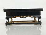 Japanese Buddhist Altar Lacquered Wood Offering Table Vtg Uwajoku Maejoku BA862