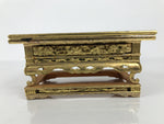 Japanese Buddhist Altar Lacquered Wood Offering Table Vtg Uwajoku Maejoku BA864