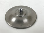 Japanese Buddhist Altar Metal Water Offering Cup Tea Chaki Silver Stand BA639