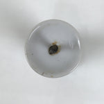 Japanese Buddhist Altar Porcelain Candle Stand Vtg Shokudai Simple White BA801