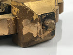 Japanese Buddhist Altar Wood Temple Roof Decor Vtg Butsudan Spare Part Gold BP1