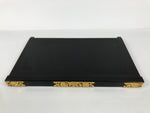 Japanese Buddhist Altar Wooden Lacquered Drawer Tray Butsudan Part Black BP16