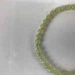 Japanese Buddhist Juzu Prayer Bracelet Vtg Rosary Agate Stone Green Tassel JZ148