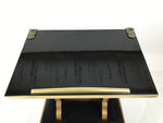 Japanese Buddhist Lacquered Hedai Shokendai Sutra Book Reading Stand Makie BA721